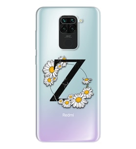 Papatya Harf Tasarım Süper Şeffaf Silikon Telefon Kılıfı Xiomai Redmi Note 9 Z-H