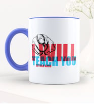 BK Gift Kişiye Özel İngilizce Öğretmeni Mavi Kupa Bardak - 2