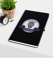 BK Gift Kişiye Özel Komiser Temalı Siyah Defter - 1