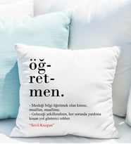 Öğretmene Yastığı Kişiye Özel