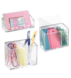 KIR21640ES	OFİS,KIRTASİYE MALZEMESİ DÜZENLEYİCİ ŞEFFAF 12X6X10CM