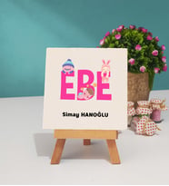 Ebe Tasarımlı Kişiye Özel Hediye Ebe Dekoratif Taş Baskı
