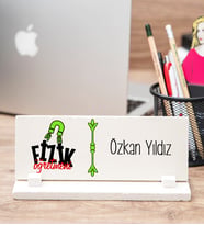 Fizik Öğretmeni Masa İsimliği