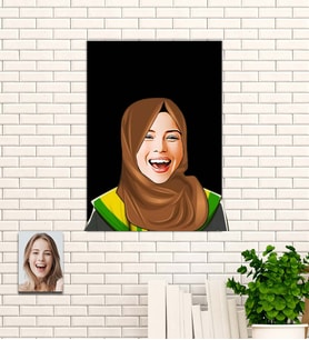 Kişiye Özel 8 Mart Dünya Kadınlar Günü Hediyesi Karikatür Ahşap Tablo