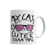 My Cat İs Cuter Than You Kedi Kupa Bardak Porselen