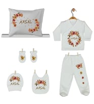 Pia Baby Gl 1929-08 İsme Özel Yastık Zıbın Set