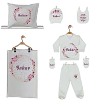 Pia Baby Gl 1904-06 İsme Özel Yastık Battaniye Zıbın Set