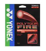 YONEX POLY TOUR FIRE 125 (12 m) TENİS KORDAJ-Kırmızı Monofilament