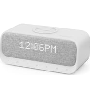 Anker SoundCore Wakey Qi Hızlı Kablosuz Şarjlı Çalar Saat FM Radyo -Stereo Hoparlör - A3300 - Gri