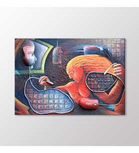 Arty Tablo Sanal Aşk Tablo (Karışık)