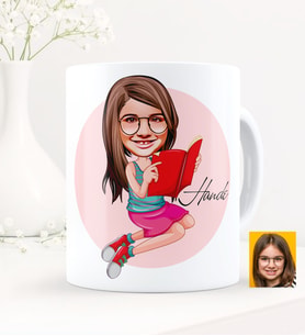BK Gift Kişiye Özel Kız Çocuk Karikatürlü Beyaz Kupa Bardak - 5