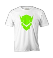 Overwatch - Genji Logo Beyaz Erkek Tshirt