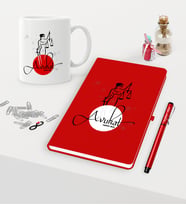 BK Gift Kişiye Özel Avukat Temalı Kırmızı Defter Kalem Kupa Seti - 11 (Model 1)