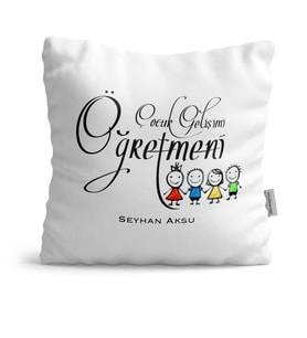 BK Gift Kişiye Özel Çocuk Gelişimi Öğretmeni  Yastık  2