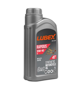 Lubex Rapidus S 10W-40 1 Lt 4 Zamanlı Motosiklet Yağı