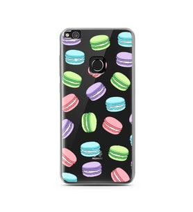 Macaron Tasarımlı Süper Şeffaf Silikon Telefon Kılıfı Huawei P9 Lite (2017)     