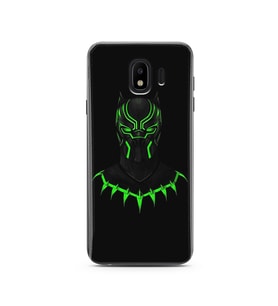 Black Panter Tasarım Süper Şeffaf Silikon Telefon Kılıfı Samsung J4 (2018)