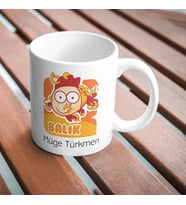 Balık Burcu Kupa Bardak (Çok Renkli)