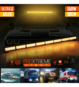 Off Road Acil Durum İkaz Tepe Lambası 32 Led 160W Kumandalı Çakar
