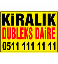 MIGNATIS - Kiralık Dubleks Daire Branda Afişi