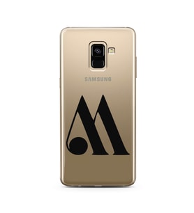 Samsung A8 Plus Harf Tasarımlı Telefon Kılıfı M-Harfi 