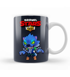 Werewolf Leon Brawl Stars Tasse Kupa Bardak Porselen