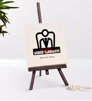 BK Gift Kişiye Özel Okul Müdür Yardımcısı Şovaleli Doğal Taş-1 (Beyaz)