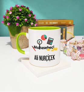 Muhasebeci Kupa Bardak Yeşil