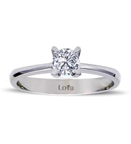Lova G Renk 0,37 Karat Pırlanta Tektaş Yüzük - 1040069