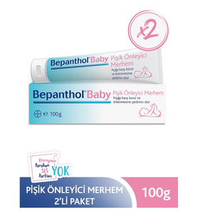 Bepanthol Baby Pişik Önleyici Merhem 100 gr 2 Adet