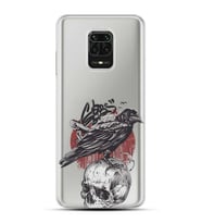 Kılıfland Xiaomi Redmi 9S Kılıf Silikon Resimli Kapak Crow Skulls Stok 1084