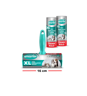 SMARTER XL TÜY TOPLAYICI RULO + 2 YEDEK RULO