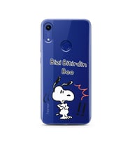 Snoopy Tasarımlı Süper Şeffaf Silikon Telefon Kılıfı Huawei Honor 8A 