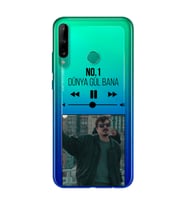 No.1 Mp3 Tasarımlı Süper Şeffaf Silikon Telefon Kılıfı Huawei P40 Lite E