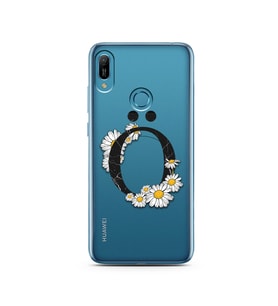 Papatya Harf Tasarım Süper Şeffaf Silikon Telefon Kılıfı Huawei Y6 Prime (2019) 