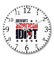 Green Day Duvar Saati Bombeli Gercek Cam