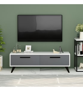 120 CM MELİSA TV ÜNİTESİ BEYAZ-ANTRASİT