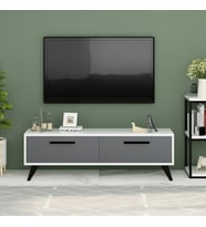 120 CM MELİSA TV ÜNİTESİ BEYAZ-ANTRASİT