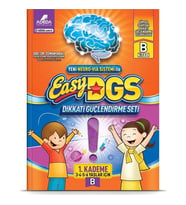 Easy Dikkati Güçlendirme Seti 3-6 Yaş B Kitapçığı - Osman Abalı