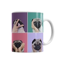 Pug Köpek Kupa Bardak Porselen