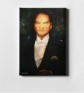 BK Gift Kişiye Özel Atatürk Kanvas Tablo 50x70cm 1