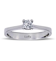 Lova D Renk 0,22 Karat Pırlanta Tektaş Yüzük - 1050040