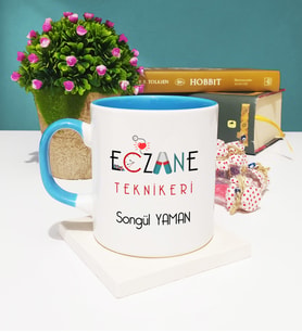 Eczane Teknikeri Kupa Bardak Mavi