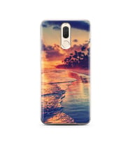 Sahil Tasarımlı Süper Şeffaf Silikon Telefon Kılıfı Huawei Mate 10 Lite