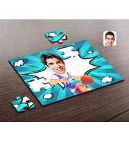 BK Gift Kişiye Özel Erkek Basketbolcu Karikatürlü Ahşap Puzzle-2