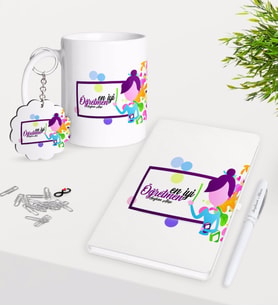 BK Gift Kişiye Özel En İyi Öğretmeni Kupa Anahtarlık Beyaz Defter Kalem Hediye Seti-2 (Model 1)