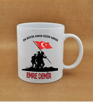 Kişiye Özel  Asker Baskılı Kupa2