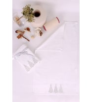 %100 Pamuk 50x70 2'li El Havlusu (Beyaz)