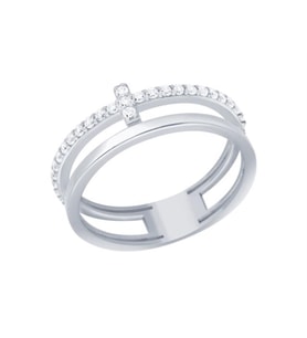 Diamond Line-Gülaylar Altın 14 Ayar Trend Yüzük