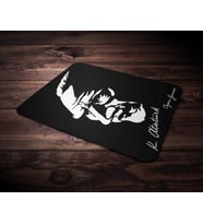 Kişiye Özel Atatürk Siluet Tasarımlı Mouse Pad (SIYAHBEYAZ-SIYAH)
